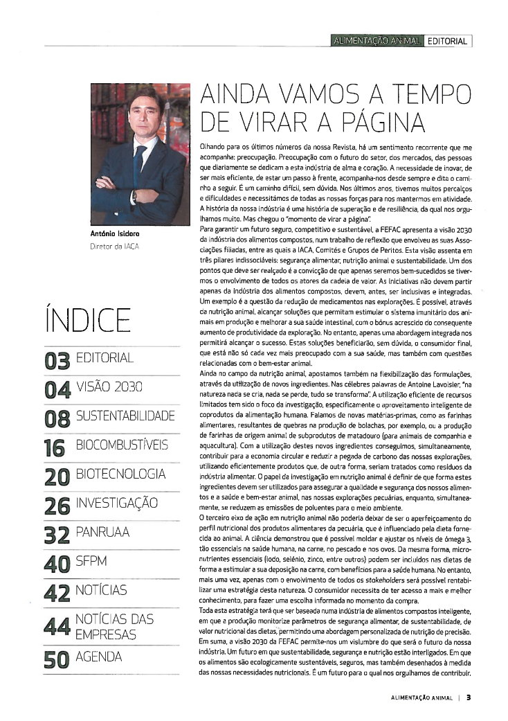 ANIMAL FEEDING – IACA – EDITORIAL