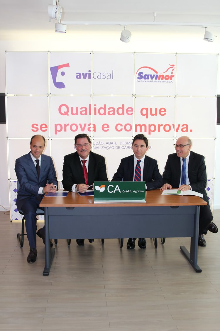 AVICASAL/SAVINOR e Crédito Agrícola assinam acordo