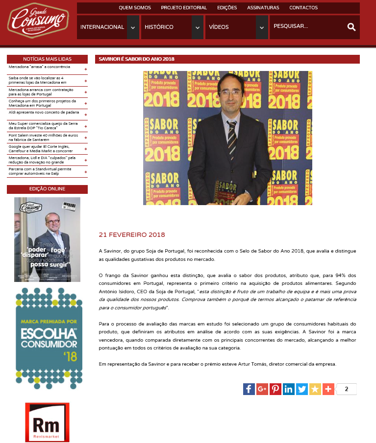 Revista Grande Consumo