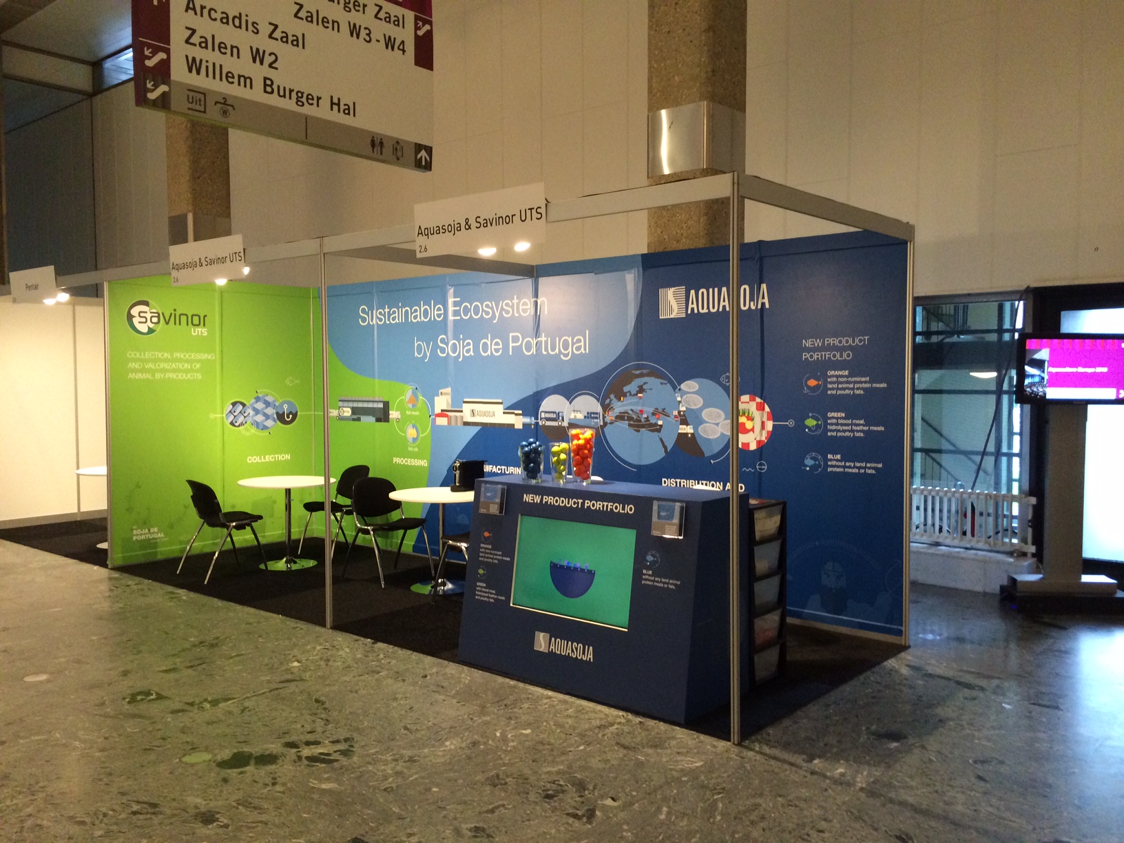 AQUASOJA e SAVINOR UTS juntam-se em Roterdão para participarem na Sociedade Europeia de Aquacultura